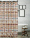 Greenland Home Phoenix Tan Shower Curtain, 72x72 Inches