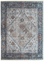 Kaleen Rugs Praia Collection PRA04-77 Silver Area Rug