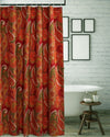 Greenland Home Tivoli Cinnamon Shower Curtain, 72x72 Inches