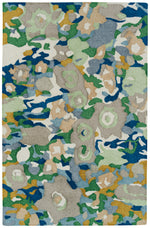 Kaleen Rugs Floral Fantasies Collection HFL01-17  Blue Area Rug