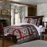 Greenland Home Colorado Lodge Multi  King Quilt Set, 3-Piece