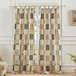 Greenland Home Oxford Multi Panel Pair, 84x84 Inches