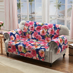 Greenland Home Peony Posy Navy Loveseat, 103x76 Inches