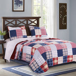 Greenland Home Hampton Multi  King Quilt Set, 3-Piece