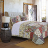 Greenland Home Blooming Prairie Multi  King Quilt Set, 3-Piece