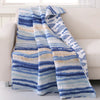 Greenland Home Crystal Cove Blue Throw, 50x60 Inches
