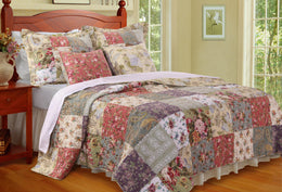 Greenland Home Blooming Prairie Multi King Bonus Set, 5-Piece