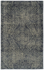 Kaleen Rugs Knotted Earth Collection HKE02-38 Charcoal  Area Rug