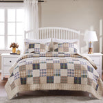 Greenland Home Oxford Multi  King Quilt Set, 3-Piece