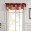 Greenland Home Country Fair Red Valance, 84x19 Inches