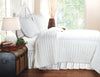 Greenland Home Ruffled White  King Quilt Set, 3-Piece
