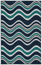 Kaleen Rugs Puerto Collection PRT05-22 Navy Area Rug