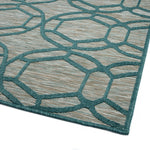 Kaleen Rugs Cove Collection COV05-91 Teal Area Rug