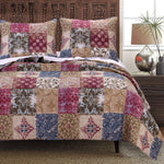 Greenland Home Charmed Cranberry Standard Sham, 20x26 Inches