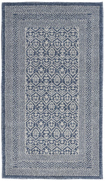 Nourison Royal Moroccan Contemporary Blue/Grey Area Rug