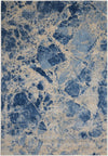 Nourison Somerset Contemporary Blue Area Rug