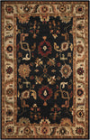 Nourison Tahoe Traditional Black Area Rug