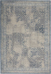 Nourison Grand Expressions Traditional Blue/Ivory Area Rug