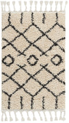 Nourison Moroccan Shag s Cream Area Rug