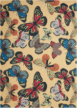 Nourison Home & Garden Contemporary Yellow Area Rug