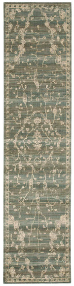 Nourison Silk Elements Traditional Azure Area Rug