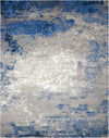 Nourison Tahoe Modern Contemporary Blue/Grey Area Rug
