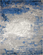 Nourison Tahoe Modern Contemporary Blue/Grey Area Rug