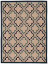 Nourison Aloha Contemporary Navy Area Rug