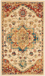 Nourison Traditional Vintage Traditional Ivory Area Rug