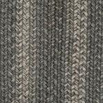 Homespice Decor 504852 5' x 8' Oval Grey Cloud Jute Braided Rug