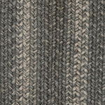 Homespice Decor 565853 10" x 10" Rectangular Grey Cloud Jute Braided Rug