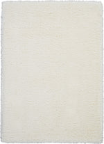 Nourison Ultra Plush Shag Contemporary Ivory Area Rug