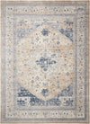 Nourison Malta s Beige/Blue Area Rug
