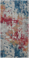 Nourison Global Vintage Contemporary Multicolor Area Rug