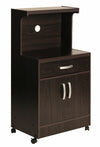 Better Home Products 616859964426 Shelby Kitchen Wooden Microwave Cart In Tobacco