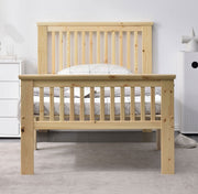 Better Home Products 616859966024 Jassmine Solid Wood Platform Pine Twin Bed In Natural
