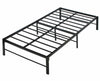 Better Home Products LILY-F-METAL-BED-33-BLK Lily Foldable Welded Black Metal Platform Bed Frame