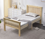 Better Home Products 616859966024 Jassmine Solid Wood Platform Pine Twin Bed In Natural