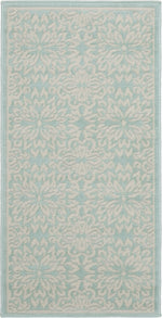 Nourison Jubilant Transitional Ivory/Green Area Rug