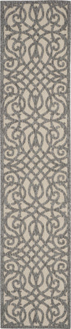 Nourison Palamos Contemporary Cream Grey Area Rug