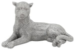 Sagebrook Home 15687-02 6" Laying Leopard, Silver