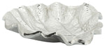 Sagebrook Home 16349-01 Metal, 13" Round Leaf Tray, Silver