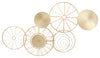 Sagebrook Home 16138-02 Metal, 47" Swirl Wall Deco, Natural Wb