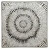 Sagebrook Home 70126 40"x40" Handpainted Abstract Canvas with Silver F