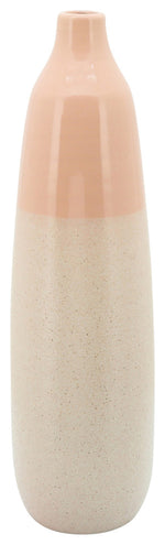 Sagebrook Home 13914-12 18" Bottle Vase, Blush