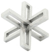 Sagebrook Home 16353 Metal, 8" Cut-Out Jack, Silver