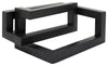 Sagebrook Home 15633 10" Geometric Table Deco, Black