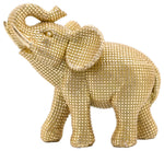 Sagebrook Home 16285-01 Resin 7" Elephant Table Accent, Gold