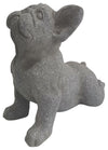Sagebrook Home 16869-01 Resin, 12" Upward Facing Dog, Gray