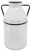 Sagebrook Home 16320-01 Metal 24" Milk Bucket, White